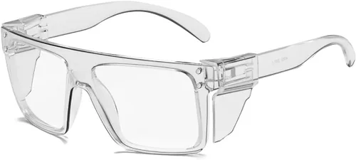 Miniatura 13 de Gafas de seguridad fotocromáticas anti luz azul UV400 con oscurecimiento automático, lentes transparentes a humo, transicionales ANSI Z87.1