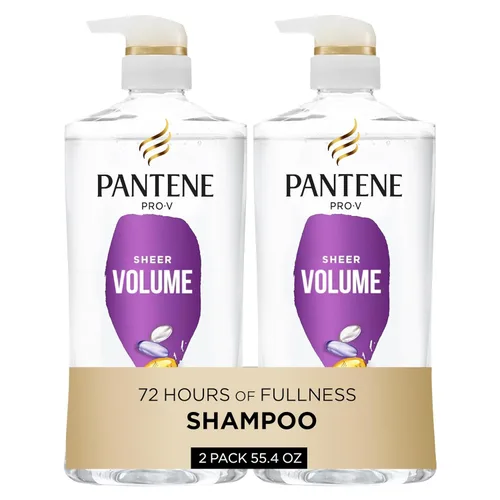 Miniatura 13 de Pantene Champú, renovación diaria de la humedad, nutrientes Pro-V para cabello seco, teñido y lacio a rizado, hidratación y suavidad de 72 horas