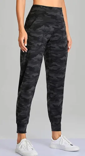Miniatura 14 de Oalka - Pantalones deportivos para mujer, con cintura alta y bolsillos, para hacer deporte, yoga y entrenar