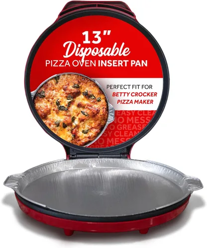 Miniatura 6 de 12" Pizza Oven Insert Pan (5-Pack) - Disposable Aluminum Liner for Countertop Pizza Makers, Fits Betty Crocker Pizza Maker, Piezano & More