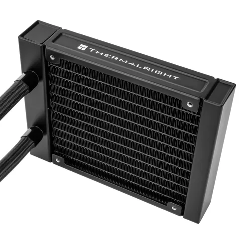 Miniatura 9 de Thermalright Frozen Notte 120 ARGB Enfriador de agua negro para CPU, enfriador Aio de 4.724 in, bomba de agua ARGB de espejo infinito, 2000 RPM