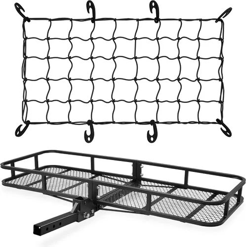 Miniatura 9 de Canasta de carga plegable de ARKSEN, receptor de enganche de 2", 60" de ancho