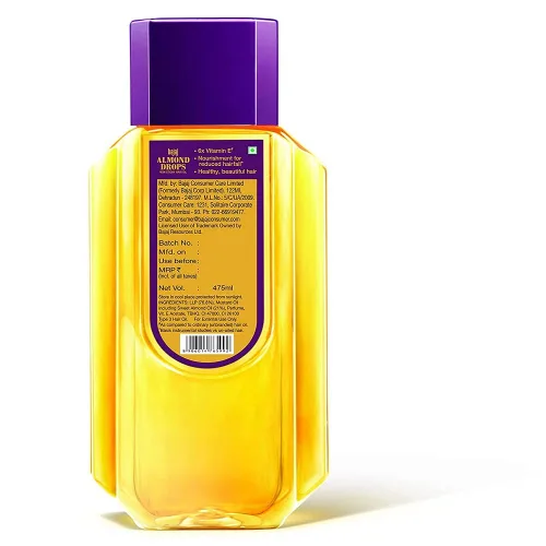 Miniatura 2 de Bajaj Aceite para el cabello con gotas de almendras – 475 ML