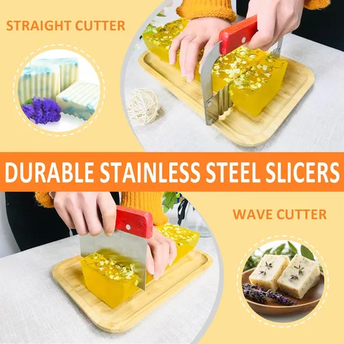 Miniatura 7 de Kit de fabricación de moldes de jabón acrílico de alta calidad, crea exquisitos jabones de bricolaje con precisión (kit de cortador de jabón duro)