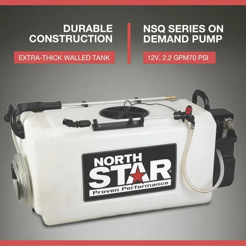 Miniatura 3 de NorthStar Rociador de transmisión y punto sin pluma ATV - Capacidad de 26 galones, 2.2 GPM, 12 voltios