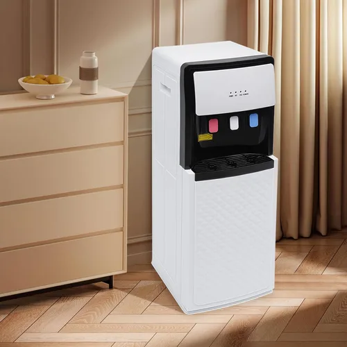 Miniatura 6 de Dispensador de enfriador de agua 3 en 1, dispensador de agua de pie de carga inferior para botellas de 5 galones, dispensador de agua caliente