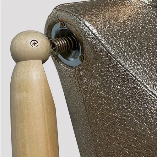 Miniatura 5 de Torso de maniquí femenino, forma de vestido con cabeza y brazos de madera posables, cuerpo torse de maniquí ajustable en altura