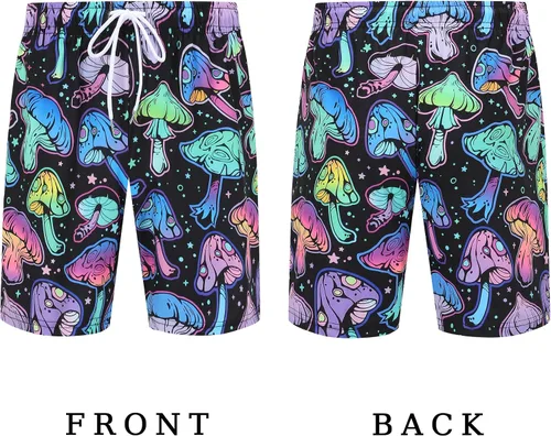 Miniatura 5 de PATSINFOS ropa de festival para hombre, trajes de festival para hombres, trajes rave para hombres, camisa hawaiana de hongos para hombres, 01