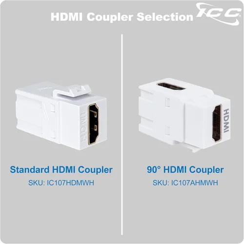 Miniatura 6 de ICC Acoplador modular HDMI en estilo HD, negro, individual