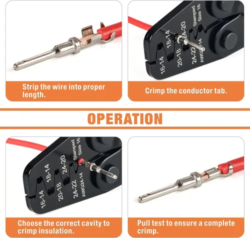 Miniatura 6 de IWISS Deutsch Kit de conectores DT en configuraciones de 2, 3, 4, 6, 8 y 12 pines, contactos estampados tamaño 16, conectores eléctricos