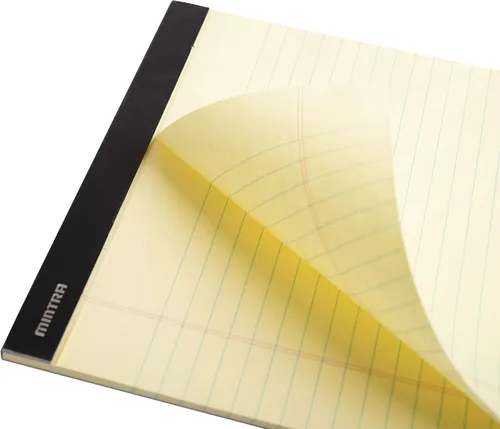Miniatura 4 de Mintra Office - Anotador con renglones, 50 hojas por anotador; anotador micro perforado, para la escuela, la universidad, la oficina, el trabajo