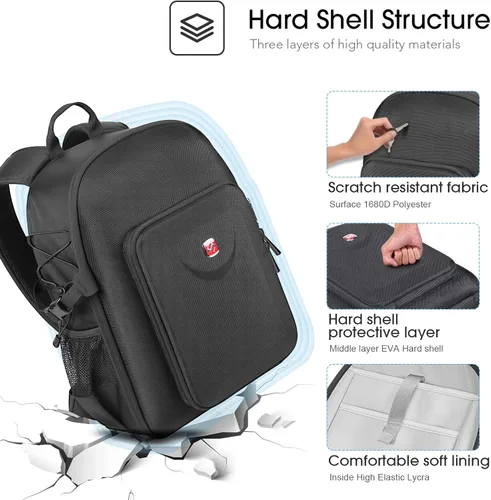 Miniatura 4 de Smatree Mochila Profesional para DJI Mavic 3/Mavic 3 Classic/3E/3T Combo, Mochila Impermeable para DJI Mavic 3/Mavic 3 Classic/Mavic 3E/Mavic 3T