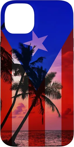 Miniatura 14 de iPhone 11 Tropical Ocean Vibes Bandera de Puerto Rico - Funda del Orgullo Puertorriqueño