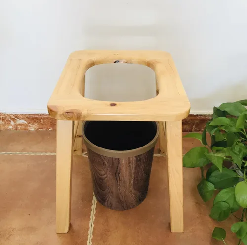 Miniatura 7 de Asiento de vapor Yoni de madera con cuatro patas, silla de vapor V vapor en Hom eattachment H 14.7 pulgadas, asiento yoni para mujer v vapor