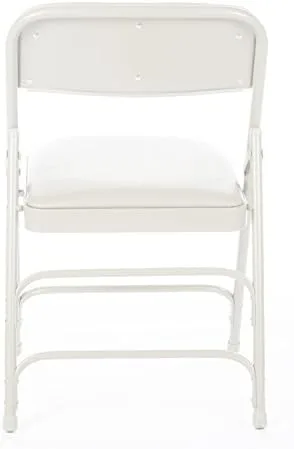 Miniatura 5 de Silla plegable tapizada de vinilo serie XL (paquete de 4) – Asiento y respaldo acolchados resistentes de 1.25 pulgadas de grosor, triple apoyo