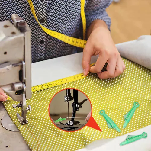 Miniatura 7 de Enhebrador de agujas para máquina de coser - 2024 Nuevo enhebrador manual DIY rápido, automático mejorado (Verde, 10 piezas)