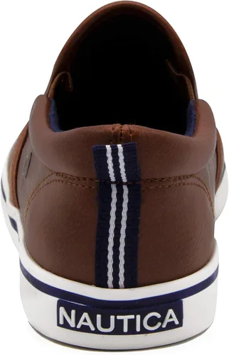 Miniatura 4 de Nautica Akeley - Tenis para niños sin cordones para jóvenes y niños (niños grandes, pequeños y bebés)