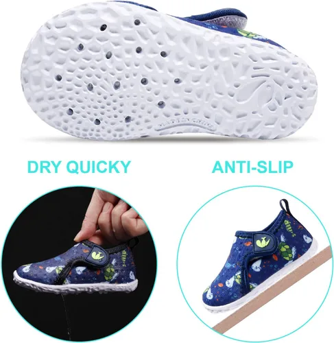 Miniatura 34 de FEETCITY Baby Boys Girls Water Sport Shoes Barefoot Kids Aqua Socks Quick-Dry Beach Swim Pool Shoes
