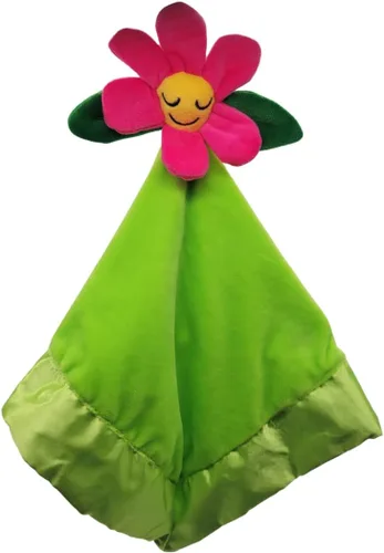 Miniatura 10 de Manta de conejito para bebé, grande de 20 x 20 pulgadas, para niñas o niños, manta de seguridad de conejo linda para bebés y niños pequeños