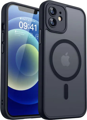Miniatura 62 de CANSHN Funda magnética compatible con iPhone 17 Pro, mejorada [protección completa de la cámara] [compatible con Magsafe] [mate translúcido] funda