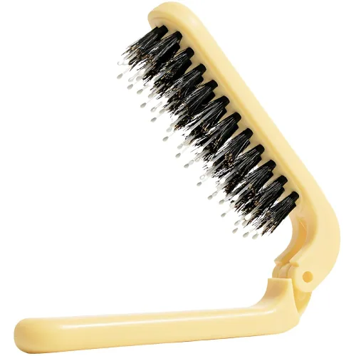 Miniatura 16 de Uffy MiniPop - Cepillo de viaje para el cabello, mini cerdas de jabalí plegables para mujeres, hombres y niños, peine compacto apto para niños