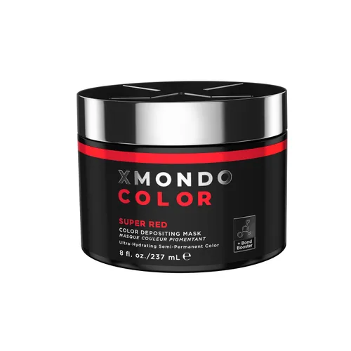 Miniatura 14 de XMONDO Color Super Purple Depositing Mask y tinte morado semipermanente, infundido con tecnología Bond Booster y ácido hialurónico para nutrición
