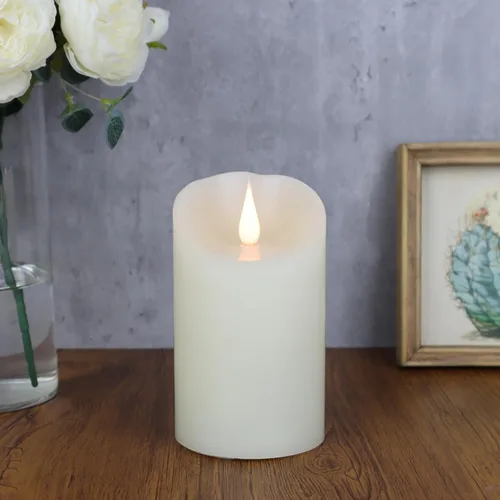 Miniatura 14 de TECHLONG Velas sin llama con control remoto y temporizador, velas de 3D con llama parpadeante operadas por batería que duran más de 1000 horas