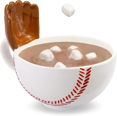 Miniatura 8 de MAX'IS Creations Taza de café con guante de béisbol para entrenador, niños de 8 a 14 años, hombres y mujeres, regalos y accesorios de béisbol