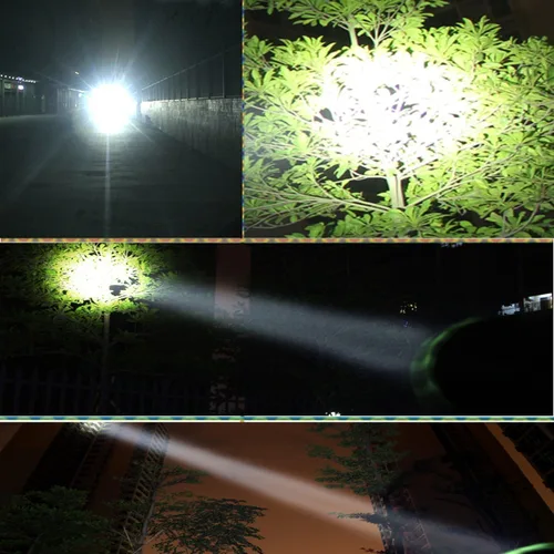 Miniatura 3 de linterna delantera LED recargable para exteriores, linterna brillante para acampar, cazar y pesca