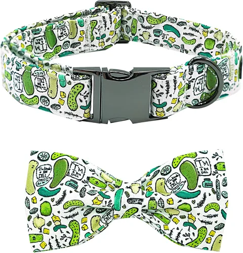 Miniatura 26 de Collar para perro, con estampado de tiburón, collar para cachorro, collar para mascotas, collar de lazo para perros, suave, duradero, ajustable, A