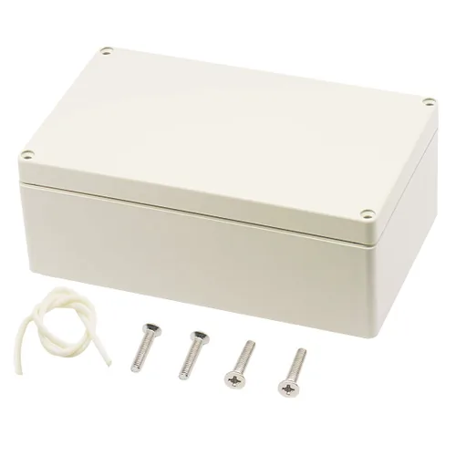 Miniatura 12 de Zulkit Caja de conexiones de plástico ABS a prueba de polvo impermeable IP65 Cajas eléctricas universales Caja de proyectos Gris 3.3 x 2.3 x 1.3