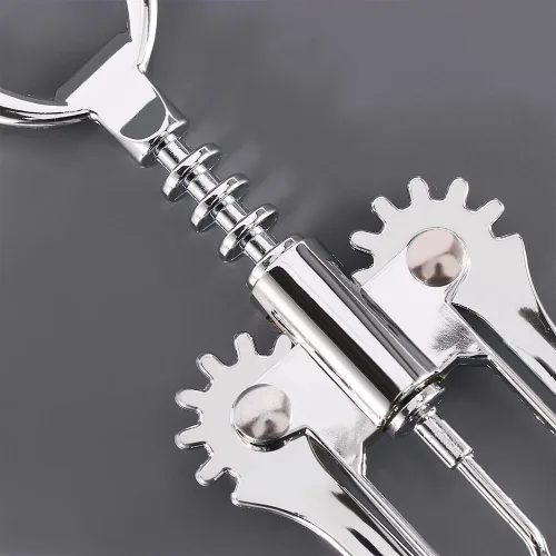 Miniatura 7 de Sacacorchos de acero inoxidable, sacacorchos portátil, sacacorchos y tapa de cerveza, removedor de abrebotellas para cocina, restaurante, bares