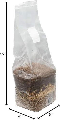 Miniatura 5 de Bolsa de cultivo de hongos todo en uno a base de madera