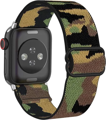 Miniatura 19 de Correas elásticas de nailon compatibles con Apple Watch de 1.496 pulgadas, 1.575 pulgadas, 1.614 pulgadas, 1.654 pulgadas, 1.732 pulgadas, 1.732
