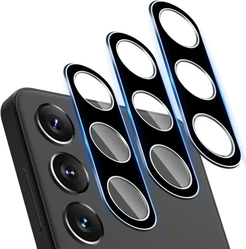 Miniatura 8 de DEERLAMN [Paquete de 3 protectores de lente de cámara para Samsung Galaxy S24+ Plus (6.7 Pulgadas), dureza 9H, antiarañazos, fácil instalación
