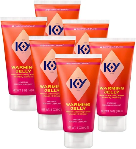 Miniatura 10 de K-Y Warming Jelly - Fórmula a base de glicerina de 2.5 onzas líquidas, lubricante personal sensorial para hombres, mujeres y parejas y seguro
