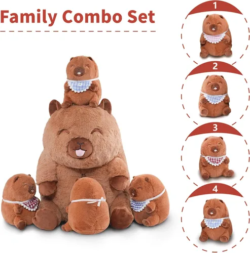 Miniatura 7 de Niuniu Daddy Peluche de ajolote rosa de 20 pulgadas, luminoso, realista, lindo peluche para niñas y niños, regalos de cumpleaños que brillan