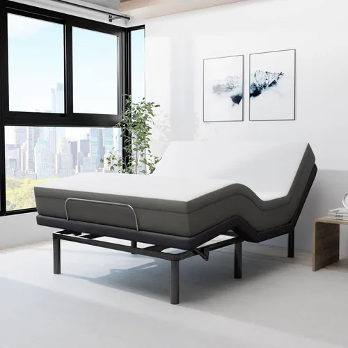 Miniatura 18 de Blissful Nights E4 Twin XL - Base de cama ajustable con masaje, anti ronquidos, gravedad cero, estación de carga USB doble, luz nocturna debajo