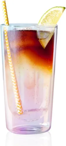 Miniatura 2 de asobu The Old Fashion - Vaso de whisky de cristal, duradero, de doble pared (GLASS)