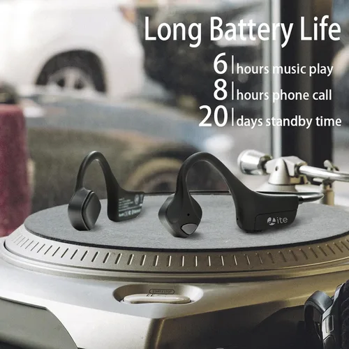 Miniatura 7 de Auriculares de Oído Abierto YouthWhisper - Auriculares de Conducción Ósea Bluetooth Impermeables IPX5, Carga Tipo-C, Batería de Larga Duración, 25g
