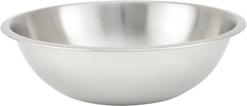 Miniatura 4 de Winco Cuenco para mezclar de acero inoxidable resistente de 5 cuartos, profundo