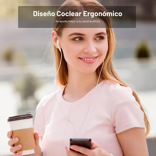 Miniatura 7 de [Certificado MFi de Apple] Auriculares con cable para iPhone con micrófono integrado y control de volumen, auriculares con reducción de ruido