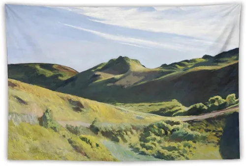 Miniatura 9 de Edward Hopper - Tapiz de pintura de la joroba del camello sobre poliéster, tapiz de pared de pergamino, impresión de imágenes para sala de estar