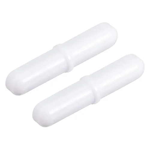 Miniatura 18 de MECCANIXITY Varilla de barra agitadora magnética mezcladora de 0.24 pulgadas con forma de anillo PTFE revestimiento imán blanco para laboratorio