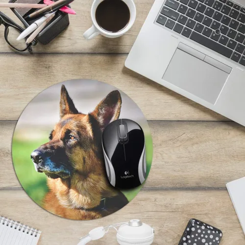 Miniatura 4 de Alfombrilla de Mouse Personalizada con Foto y Texto de Neopreno, Suministros de Oficina y Accesorios para Computadora de Juegos, Forma de Fútbol
