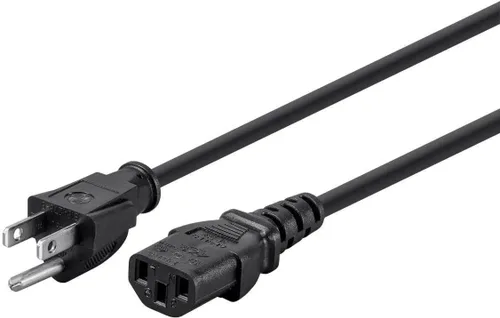 Miniatura 9 de Monoprice 105294 Cable de alimentación de 14 AWG de 15 pies con conector de alimentación de PC de 3 conductores, 15 A (NEMA 5-15P a IEC-320-C13)