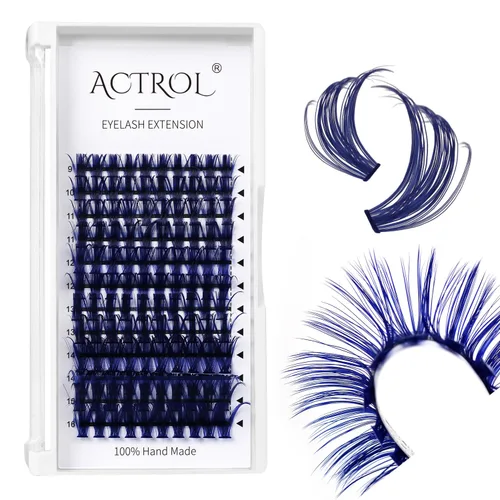 Miniatura 21 de Extensiones de pestañas de colores Easy Fan de 0.354-0.630 in, mezcla de blanco, rizo D, fácil de abanear, 0.003 in, suministros de pestañas