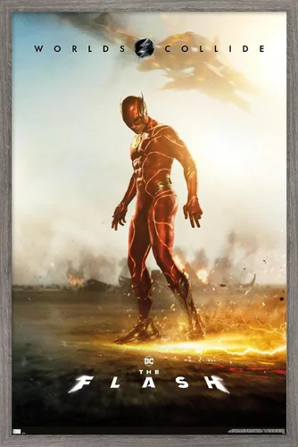 Miniatura 10 de DC Comics Movie The Flash - Póster de pared de una hoja, 34 pulgadas de largo x 22.4 pulgadas de ancho, versión premium sin marco
