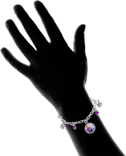 Miniatura 7 de Disney Frozen 2 Sisters Elsa and Anna Fashion - Juego de pulseras y collares con colgante