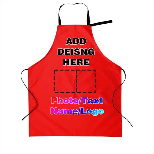 Miniatura 21 de Delantales personalizados para mujeres y hombres, delantal personalizado con logotipo de texto fotográfico, delantales de cocina personalizados